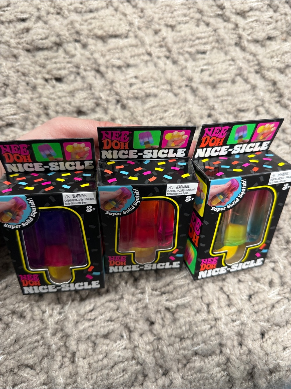 Schylling NeeDoh Nice-Sicle Popsicle Full Set - Picture 6 of 6